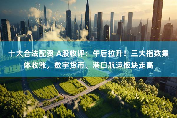 十大合法配资 A股收评：午后拉升！三大指数集体收涨，数字货币、港口航运板块走高