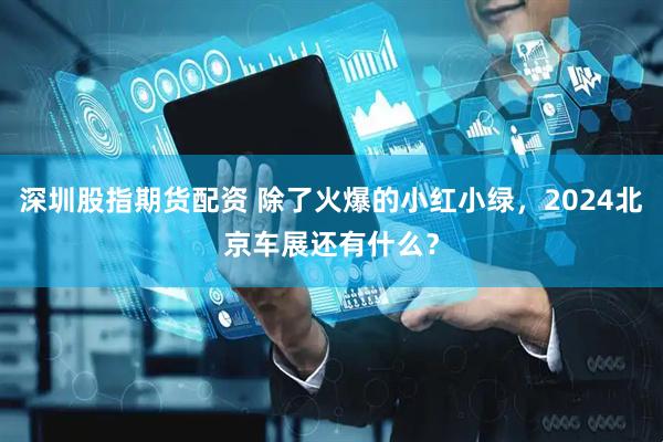 深圳股指期货配资 除了火爆的小红小绿，2024北京车展还有什么？